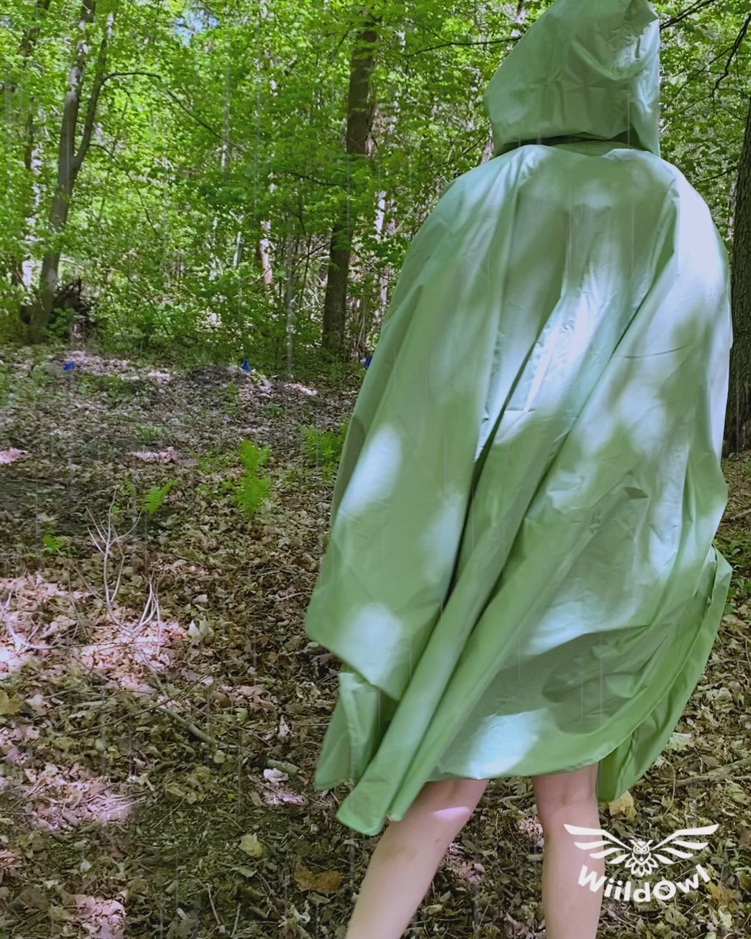 Stylish Rain Poncho with Hoodie – WiildOwl